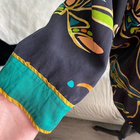 Vintage Bob Mackie wearable art dragonfly tunic, size small - Picture 4 of 12